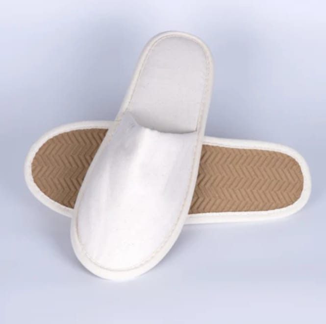Biodegradable luxury custom hotel slippers